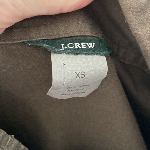 J. Crew utility jacket in army green size XS. - Picture 3 of 6